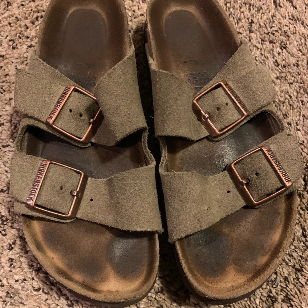 Birkenstock sandals.